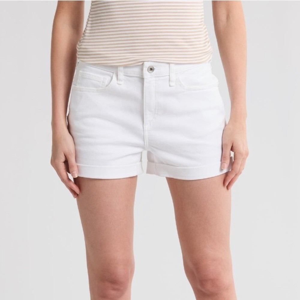 Rag & Bone Dylan Denim‎ Mid Rise Shorts, White, Size 31 Waist (10/12), NWT
